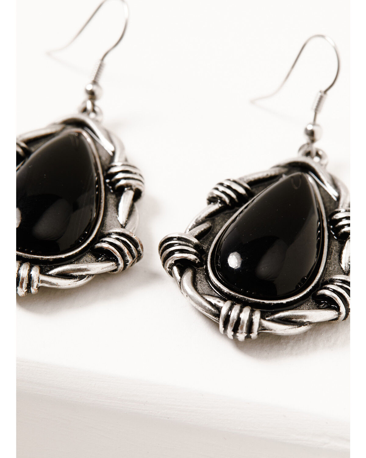 Image #2 - Idyllwind Women's Memphis Teardrop Earrings, Black, hi-res