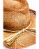 Shyanne Women's Thonny Western Straw Hat, Tan, hi-res