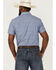Image #4 - Pendleton Men's Carson Chambray Dobby Short Sleeve Button Down Western Shirt, Blue, hi-res
