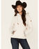 Image #1 - Wanakome Women's Annook Stitch Logo Hoodie, Oatmeal, hi-res