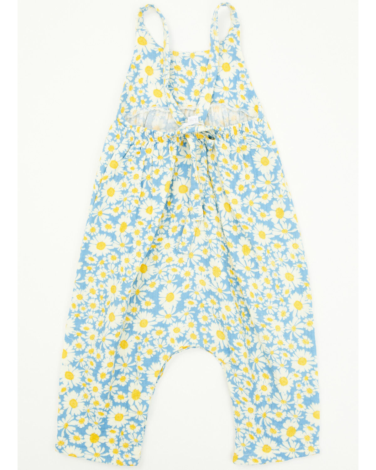 Image #3 - Angel Dear Infant Girls' Shasta Daisy Tie Back Onesie, Blue, hi-res
