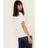 Image #4 - Wrangler Women's Vintage Americana Flag Logo Graphic Tee, White, hi-res