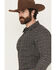 Image #2 - Gibson Trading Co Men's Bug Out Plaid Print Long Sleeve Button-Down Stretch Western Shirt - Big, Black, hi-res