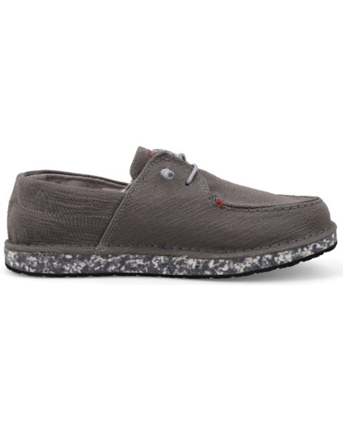 Image #2 - Twisted X Men's Circular Project™ Boat Shoes - Moc Toe, Grey, hi-res