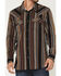 Image #3 - Moonshine Spirit Men's Reverend Striped Print Long Sleeve Snap Flannel Shirt, Multi, hi-res