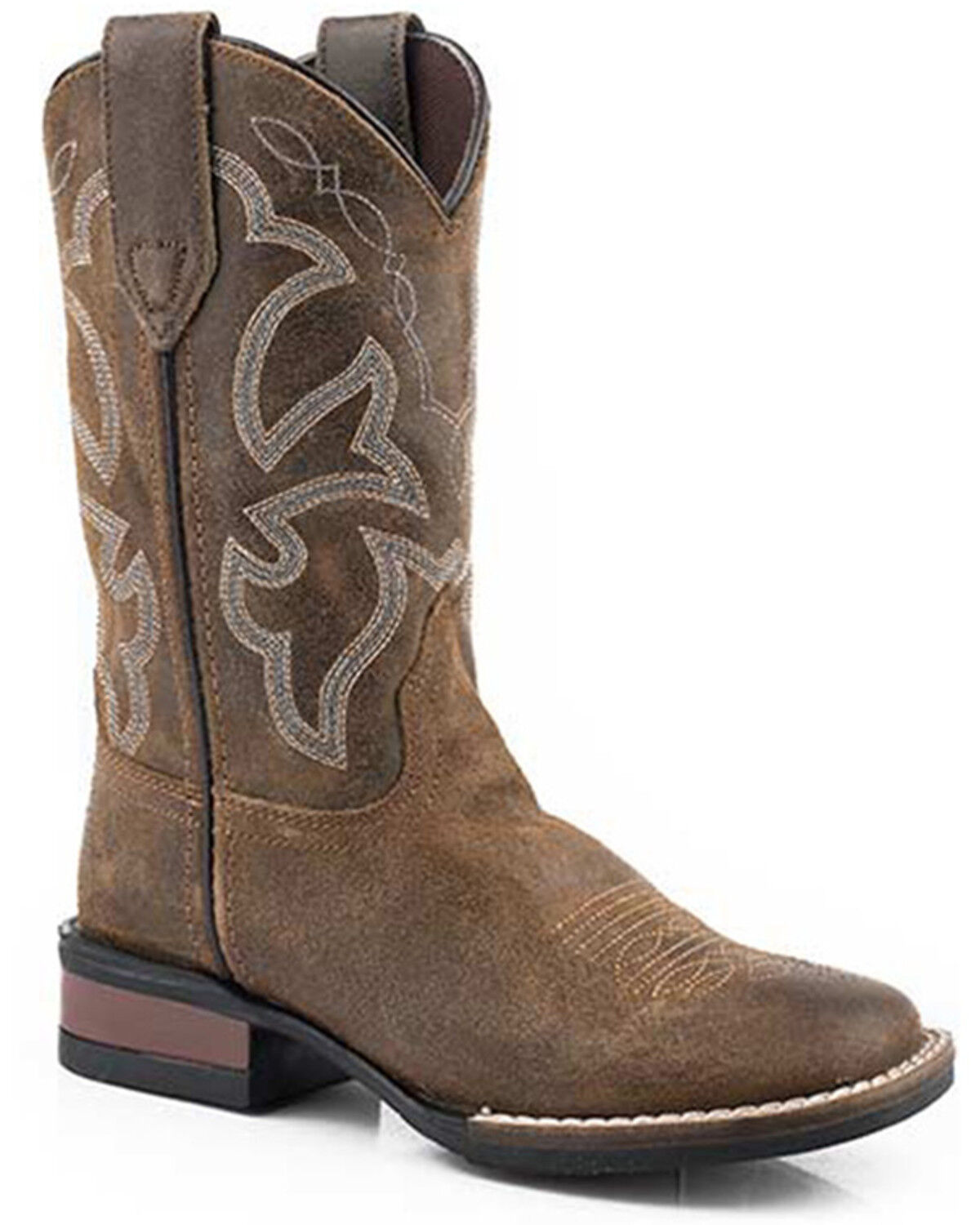 Image #1 - Roper Little Boys' Monterey Western Boots - Broad Square Toe, Tan, hi-res