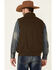 Powder River Outfitters Men's Concealed Carry Olive Brushed Canvas Storm Flap Vest , Olive, hi-res