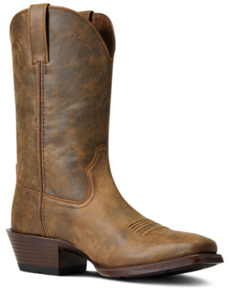 Ariat Men's Stomper Ultra Bear Brown Performance Leather Western Boots - Square Toe , Brown, hi-res