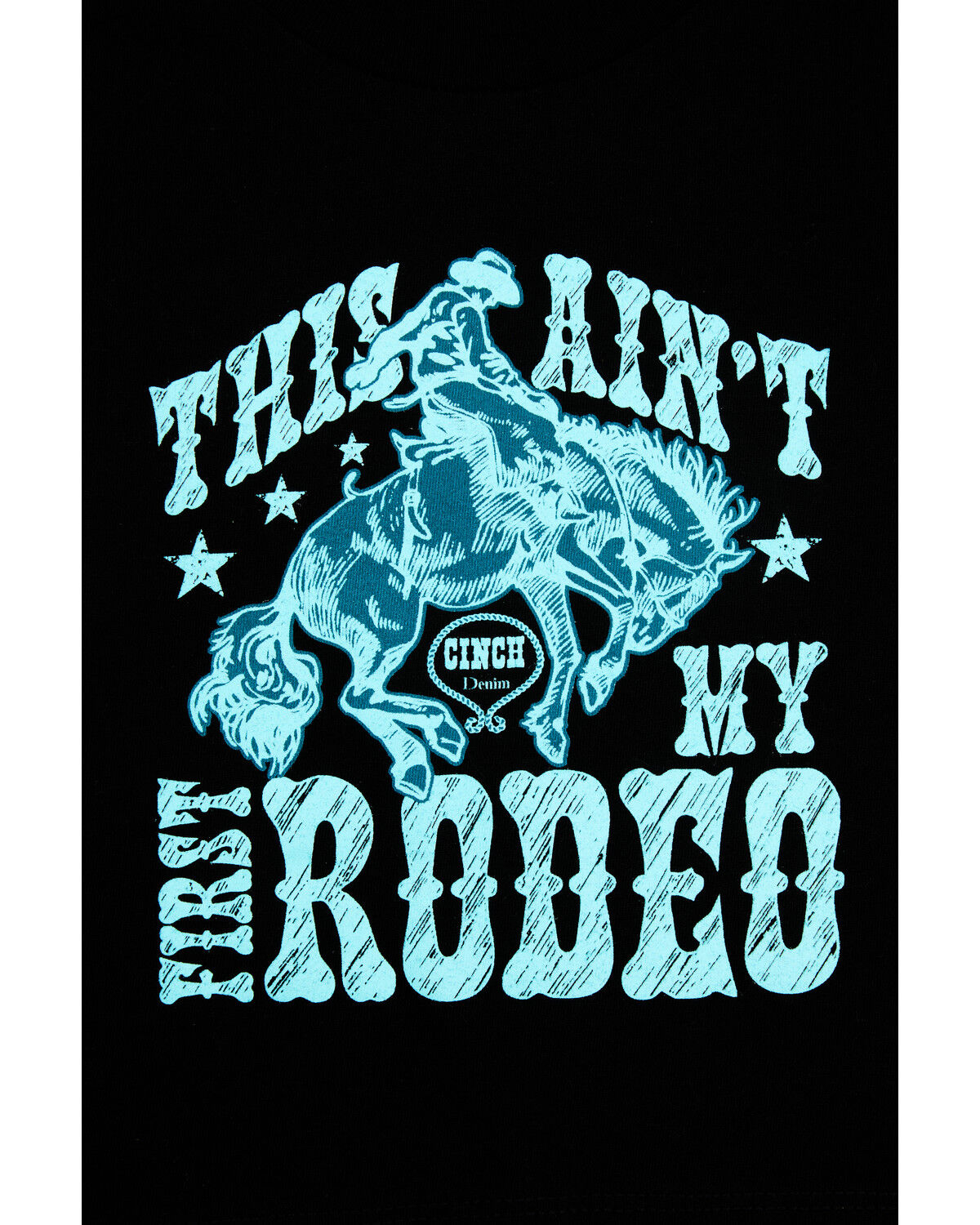 Image #2 - Cinch Toddler Boys' Ain't My First Rodeo Short Sleeve Graphic T-Shirt, Black, hi-res