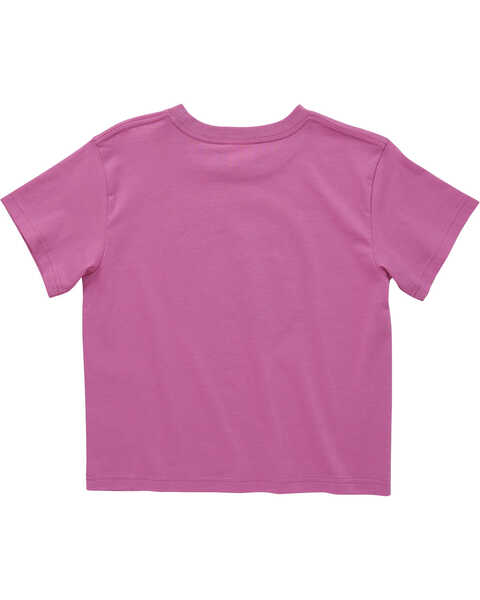 Image #2 - Carhartt Toddler Girls' Off Road Short Sleeve T-Shirt, Pink, hi-res