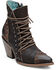 Image #1 - Corral Women's Studded Lace-Up Fashion Boots - Snip Toe, Brown, hi-res
