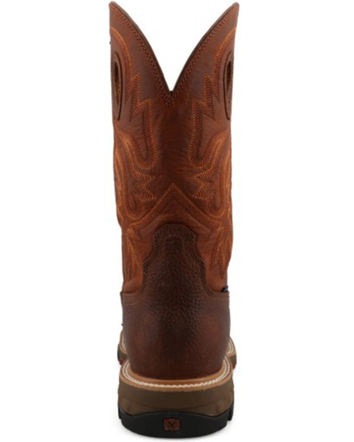 Image #5 - Twisted X Men's 12" Waterproof Western Work Boots - Nano Toe, Brown, hi-res