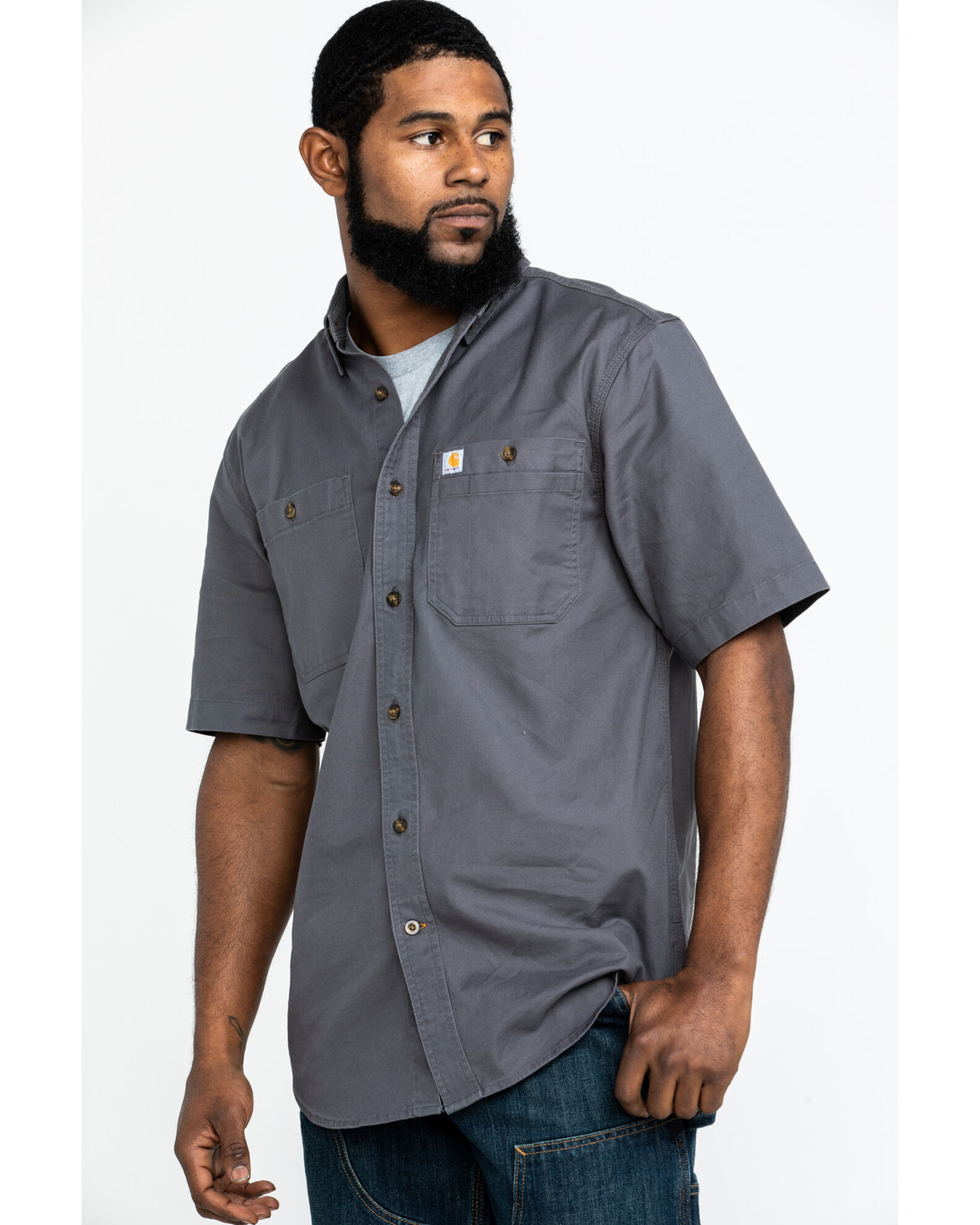 Carhartt Men s Rugged Flex Rigby Short Sleeve Work Shirt Sheplers