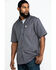 Carhartt Men's Rugged Flex Rigby Short Sleeve Work Shirt , Charcoal, hi-res