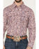 Image #3 - Moonshine Spirit&reg; Men's Opre Paisley Print Long Sleeve Snap Western Shirt, Purple, hi-res