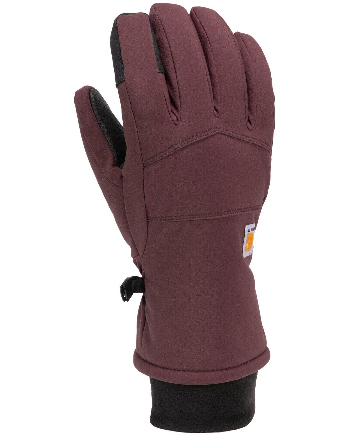 Image #1 - Carhartt Women's Storm Defender&trade; Insulated Softshell Gloves, Purple, hi-res
