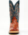 Image #4 - Tanner Mark Men's Exotic Caiman Belly Western Boots - Broad Square Toe, Cognac, hi-res
