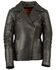 Image #1 - Milwaukee Leather Women's Long Length Vented Biker Leather Jacket, , hi-res