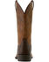 Image #3 - Ariat Men's Sport Rustler Western Boots - Broad Square Toe, Brown, hi-res