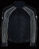 Image #4 - Milwaukee Leather Men's Combo Leather Textile Mesh Racer Jacket - 4X, Dark Grey, hi-res