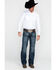 Image #6 - Gibson Men's Solid Long Sleeve Snap Western Shirt - Big  , White, hi-res