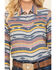 Image #4 - Ariat Women's Sunset Beauty Long Sleeve Western Shirt, Blue, hi-res