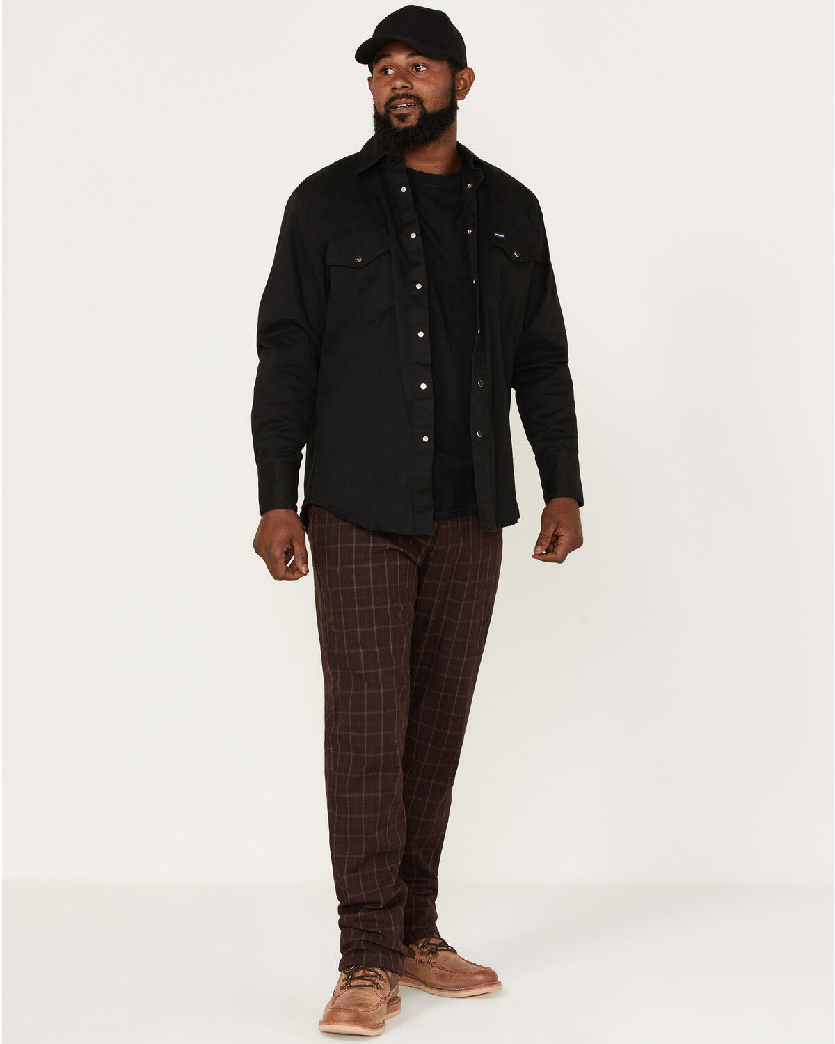 Image #1 - Brixton Men's Choice Stretch Twill Chino Pants, Chocolate, hi-res