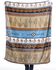 Image #2 - Carstens Home Cactus Stripe Travel Blanket, Blue, hi-res