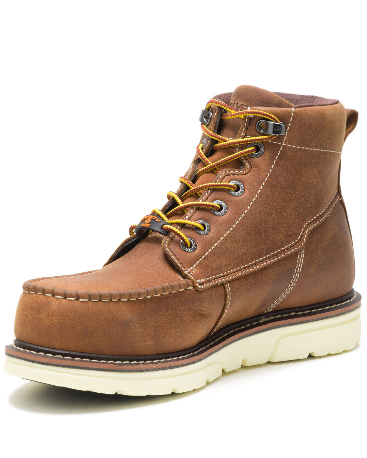 Image #3 - Wolverine Men's I-90 Durashocks Work Boots - Composite Toe, Tan, hi-res