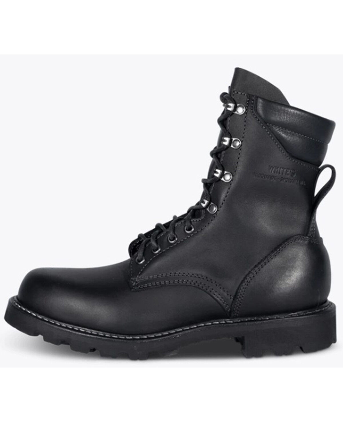 Image #1 - White's Boots Men's Hillyard 8" Lace-Up Work Boots - Soft Toe, Black, hi-res