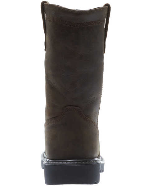 Image #4 - Wolverine Women's Floorhand Waterproof Western Work Boots - Steel Toe, Brown, hi-res