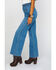 Image #3 - Free People Women's Seasons In The Sun Jeans, Blue, hi-res