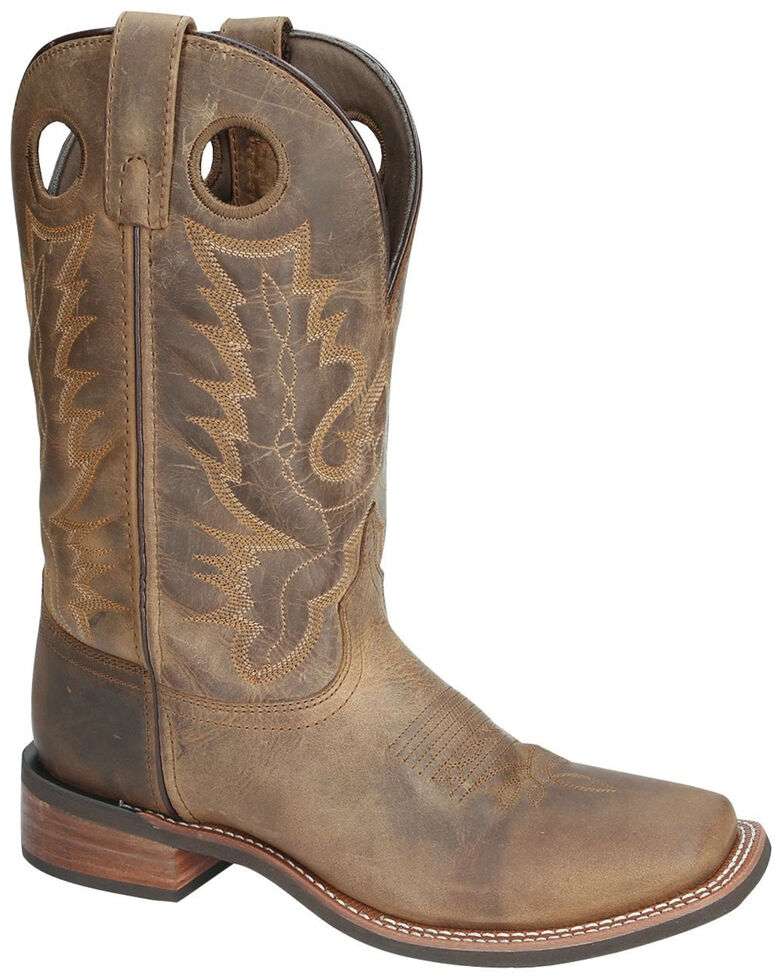 Smoky Mountain Men's Duke Western Boots - Square Toe, Brown, hi-res