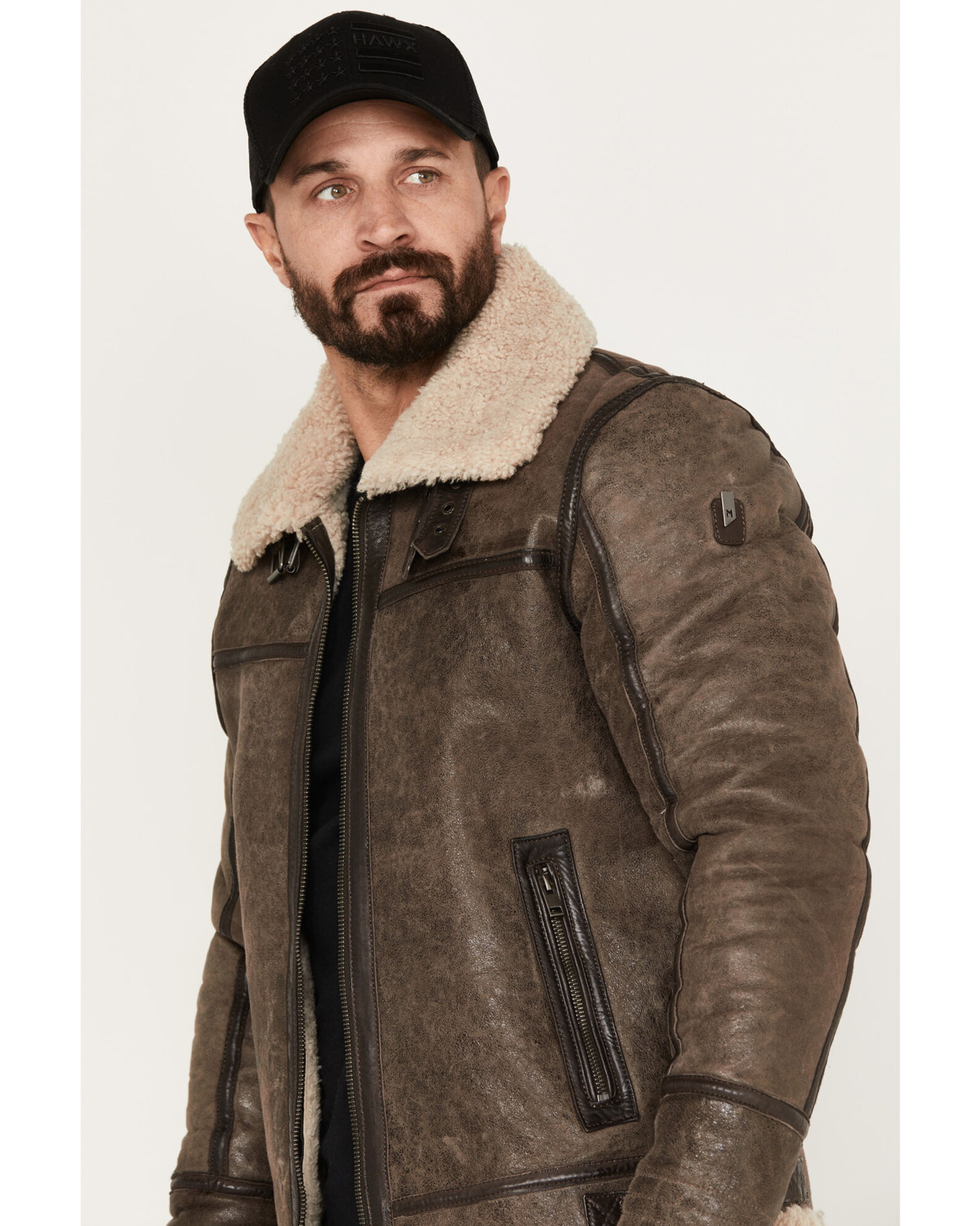 Mauritius Leather Men s Flight Jacket Sheplers
