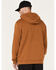 Image #4 - Hawx Men's Primo Logo Graphic Fleece Hooded Work Sweatshirt, Rust Copper, hi-res