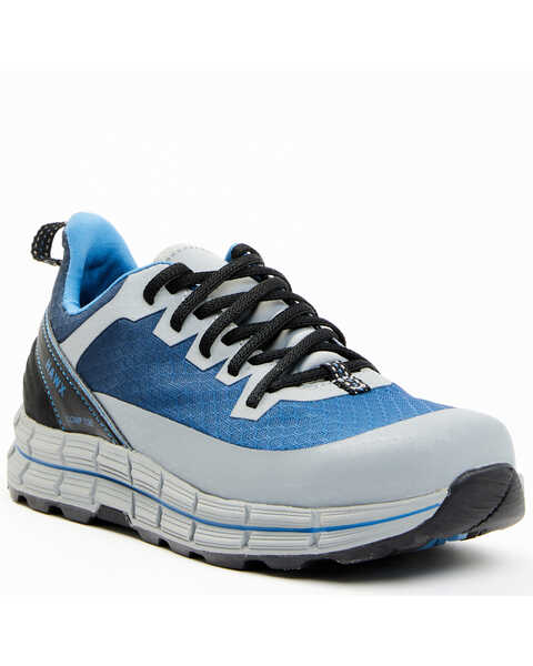 Image #1 - Hawx Men's Trail Work Shoes - Composite Toe, Blue, hi-res