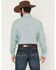 Image #4 - Cinch Men's Micro Geo Print Long Sleeve Button-Down Western Shirt, Blue, hi-res