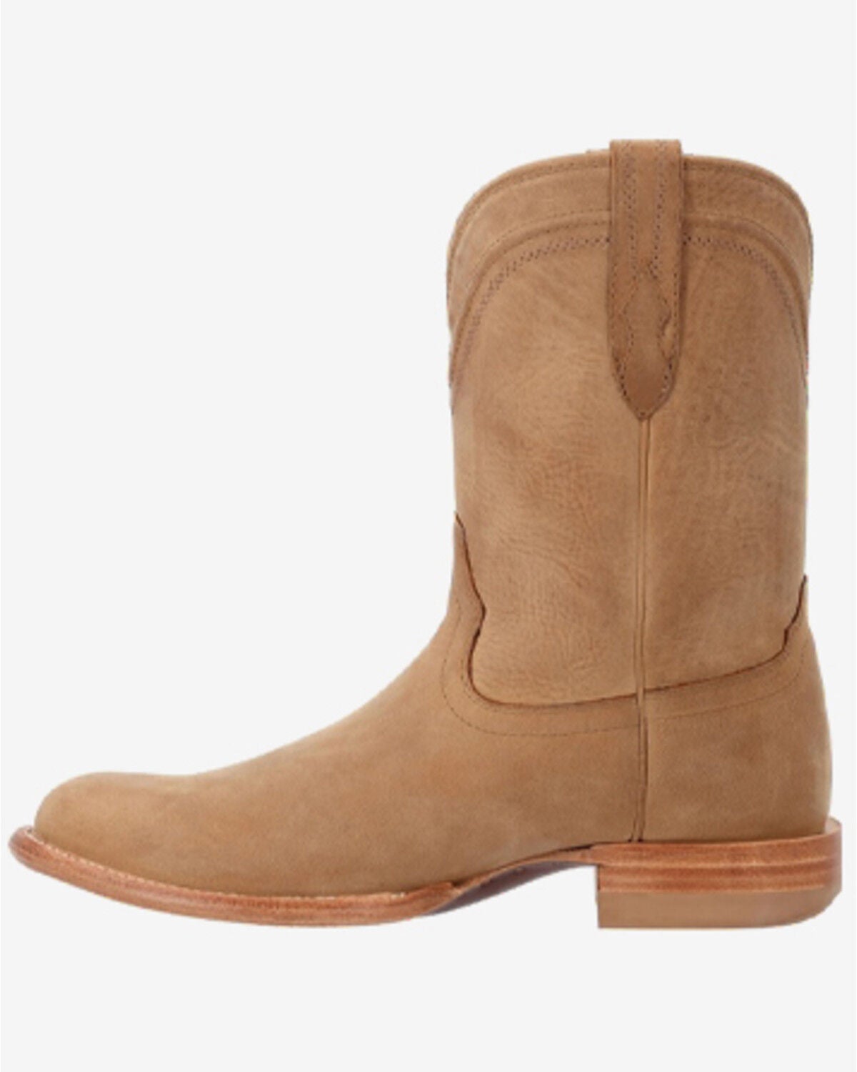 Image #3 - Durango Men's Santa Fe&trade; Roper Western Boots - Round Toe, Sand, hi-res