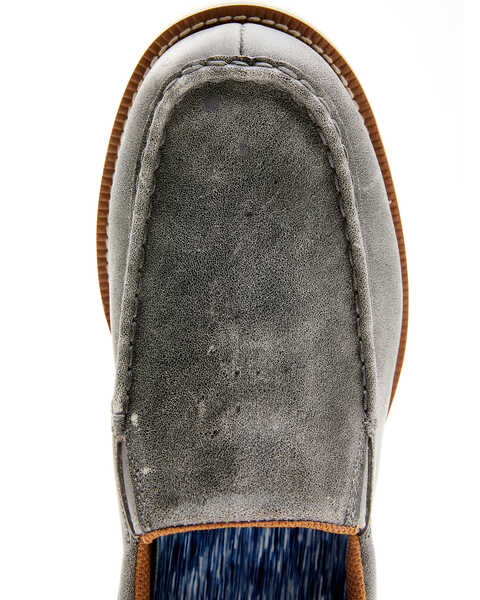 Image #6 - Wrangler Footwear Men's Casual Wedge Shoes - Moc Toe, Dark Grey, hi-res