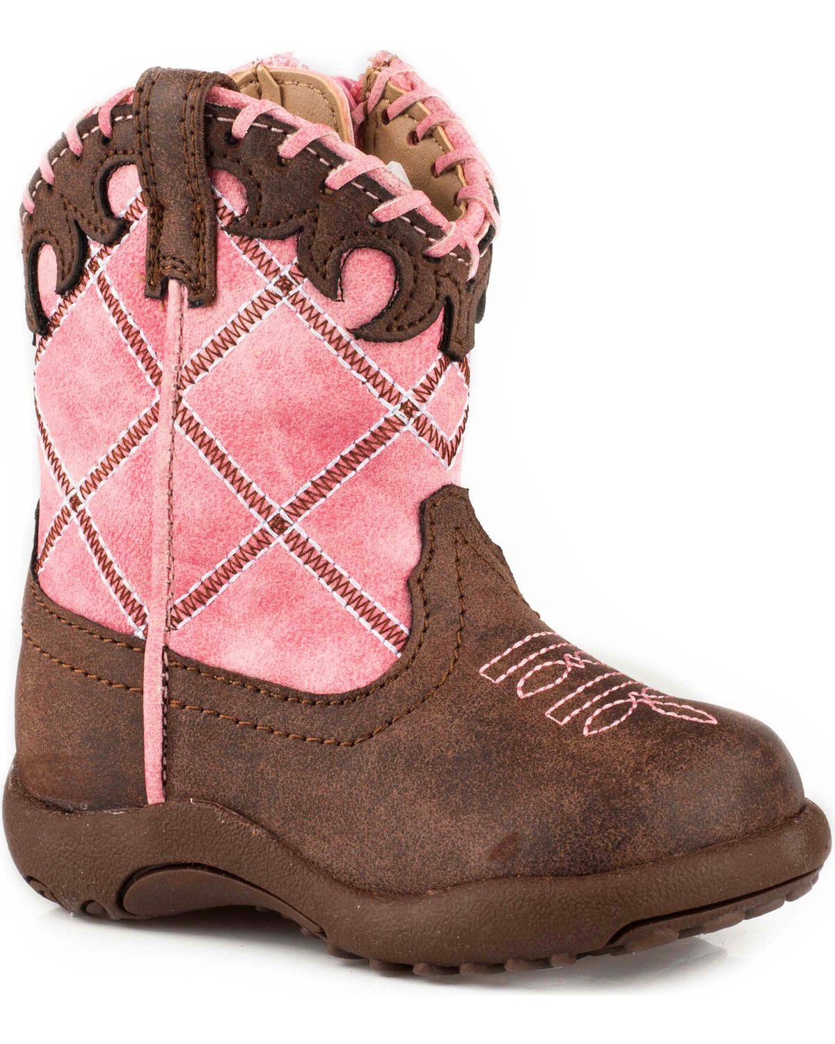 baby girl pink cowboy boots