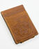 Cody James Men's Crocodile Embossed Money Clip Wallet, Brown, hi-res