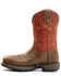 Image #3 - Cody James Men's Nano Lite Waterproof Western Work Boots - Composite Toe, Orange, hi-res