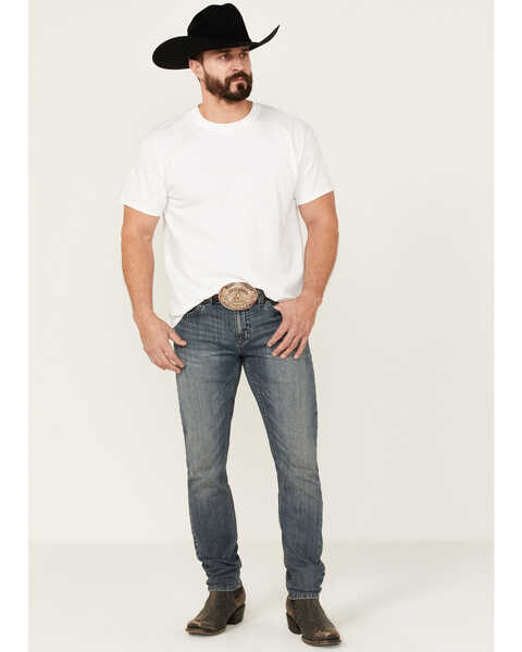 Cody James Men's Blaze Medium Wash Stretch Slim Tapered Jeans , Blue, hi-res
