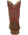 Image #5 - Justin Men's Jackpot Western Boots - Broad Square Toe, Brown, hi-res