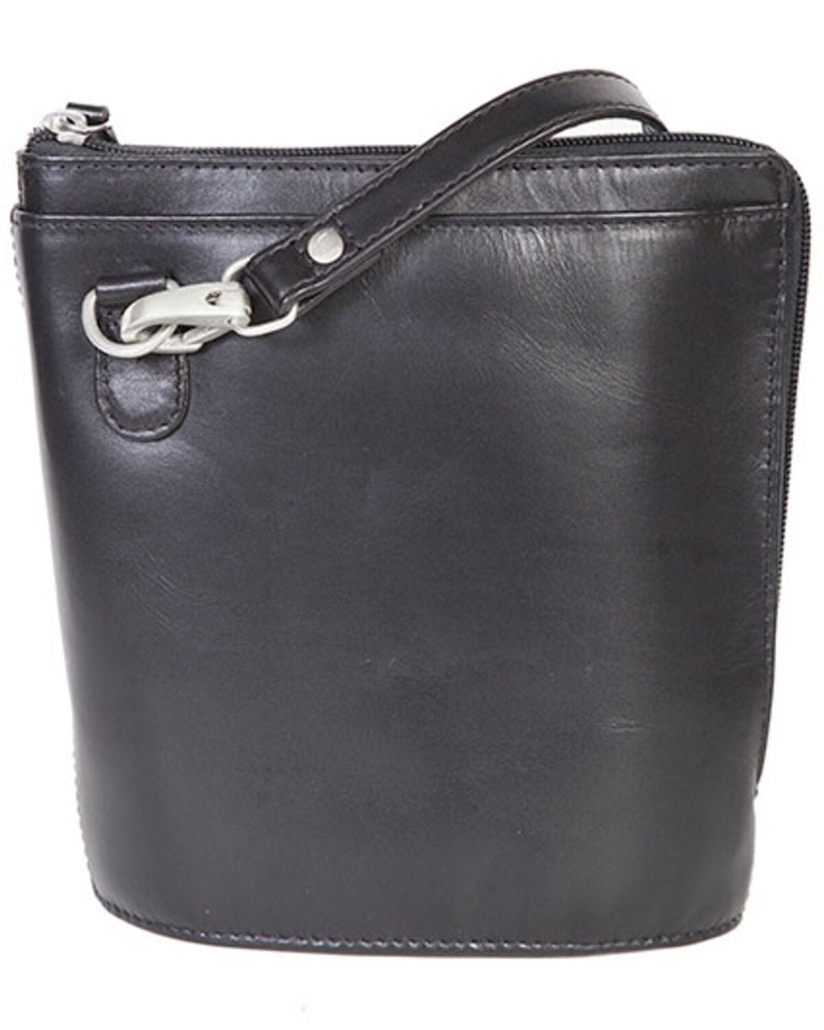 Scully Women's Leather Crossbody Bag, Black, hi-res