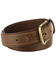Cody James Men's Classic Leather Belt, Tan, hi-res