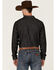 Kimes Ranch Men's Grimes Wash Denim Long Sleeve Pearl Snap Western Shirt , Black, hi-res