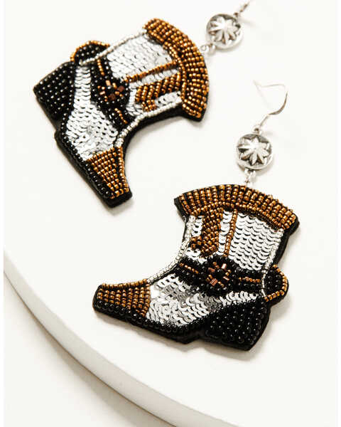 Image #2 - Idyllwind Women's Pixie Boot Earrings, Gold, hi-res