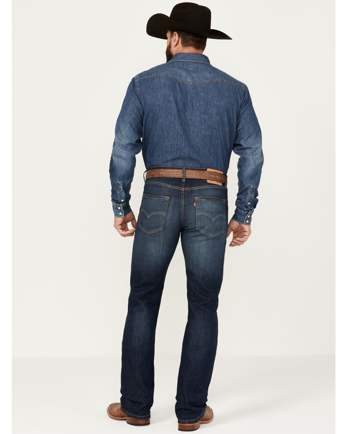 Levi's Men's 527™ Dark Wash Slim Stretch Bootcut Jeans Levi's Men's 527™ Dark Wash Slim Stretch Bootcut Jeans