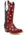 Black Star Women's Marfa Star Inlay Studded Western Boots - Snip Toe , Red/white/blue, hi-res
